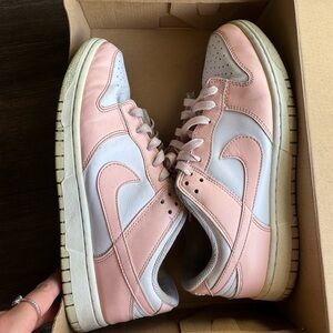 Nike Pink and White Women's Sneakers